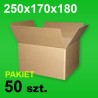 Karton 250x170x180 P-50 szt.