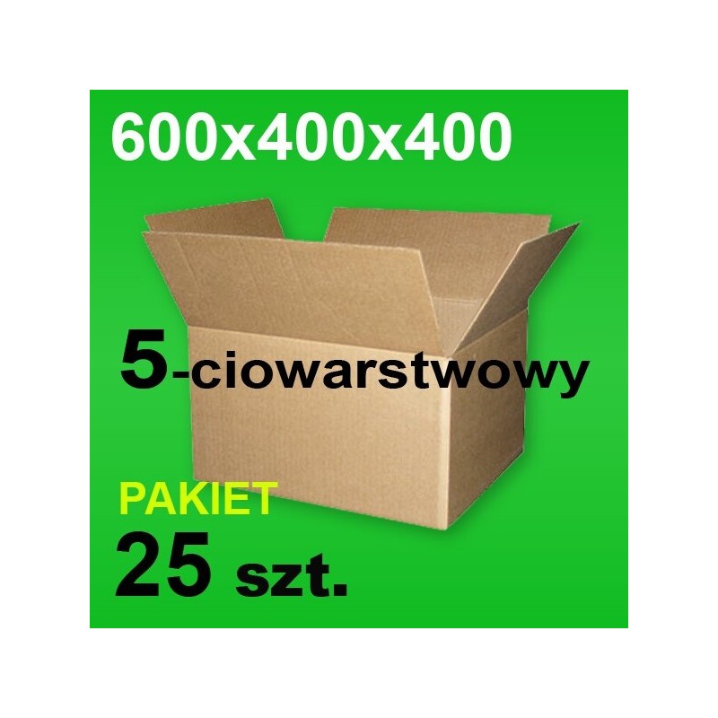 Karton 600x400x400 5w P-25 szt.