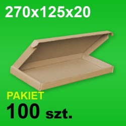 Pudełko F427 270x125x20 P-100 szt.