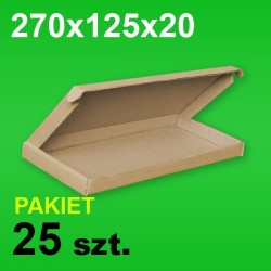 Pudełko F427 270x125x20 P-25 szt.