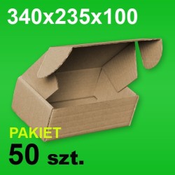 Pudełko F427 340x235x100 P-50 szt.