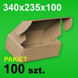 Pudełko F427 340x235x100 P-100 szt.