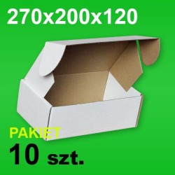 Pudełko F427 270x200x120 białe P-10 szt.