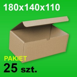 Pudełko F421 180x140x110 P-25 szt.