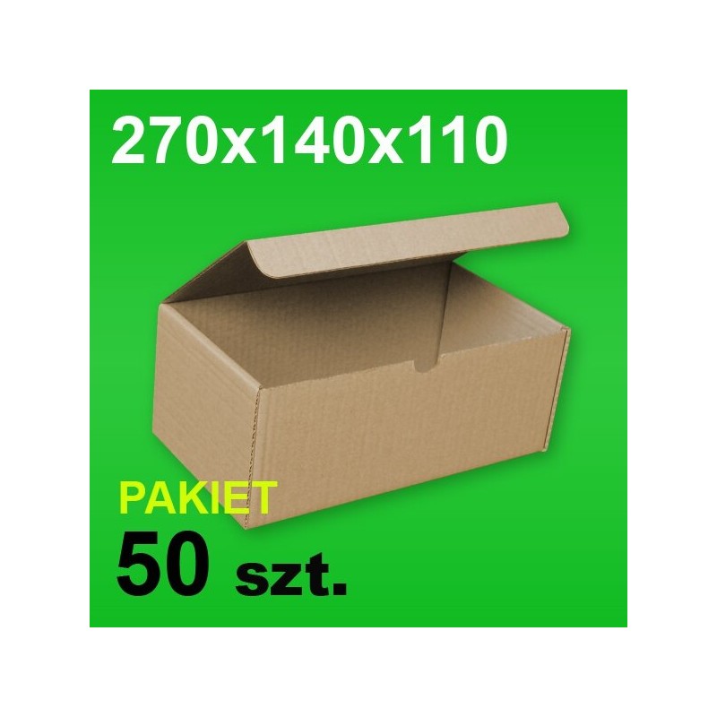 Pudełko F421 270x140x110 P-50 szt.