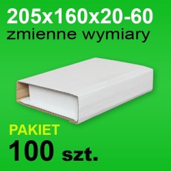 Pudełko Multibox 205x160x60 białe P-100 szt.