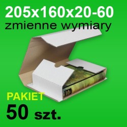 Pudełko Multibox 205x160x60 białe P-50 szt.