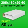 Pudełko Multibox 205x160x60 białe P-50 szt.