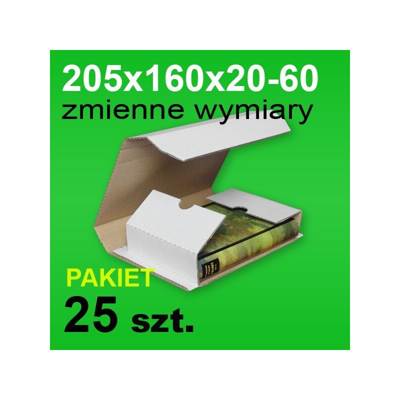 Pudełko Multibox 205x160x60 białe P-25 szt.