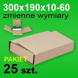 Pudełko Multibox 300x190x60 P-25 szt.