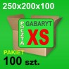 Karton 250x200x100 XS P-100 szt.