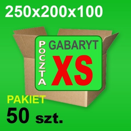 Karton 250x200x100 XS P-50 szt.