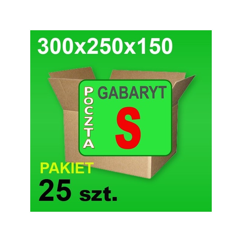 Karton 300x250x150 S P-25 szt.