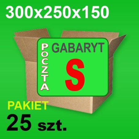 Karton 300x250x150 S P-25 szt.