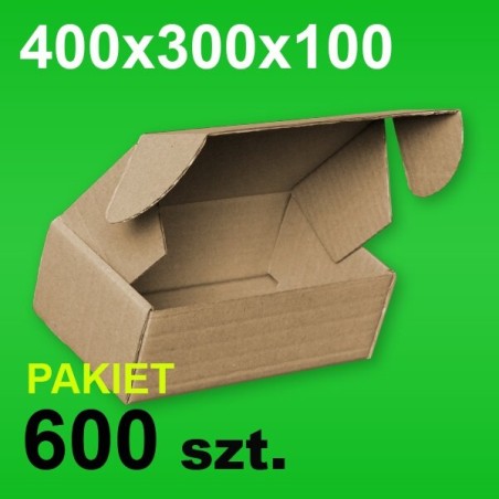 Pudełko F427 400x300x100 P-600 szt.