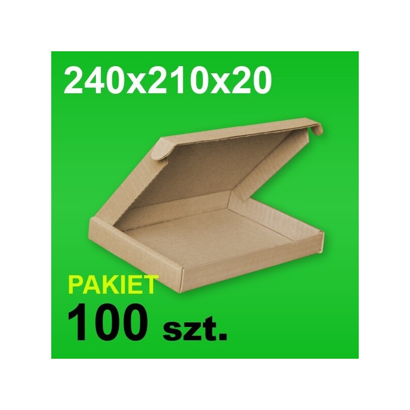 Pudełko F427 240x210x20 P-100 szt.