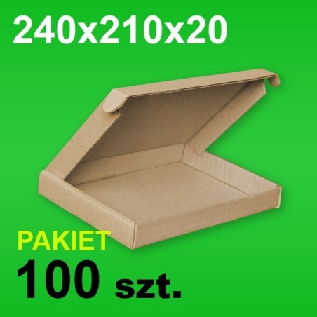 Pudełko F427 240x210x20 P-100 szt.