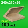 Pudełko F427 240x210x20 P-100 szt.