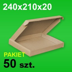 Pudełko F427 240x210x20 P-50 szt.