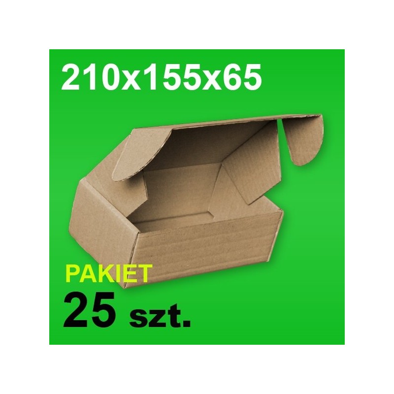 Pudełko F427 210x155x65 P-25 szt.