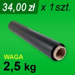 Folia stretch czarna 2,5 kg - 1 szt.