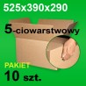 Karton 525x390x290 5w z uchwytami P-10 szt.