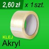 Taśma pakowa Akryl bezb. - 1 szt.