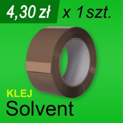 Taśma pakowa Solvent brąz - 1 szt.