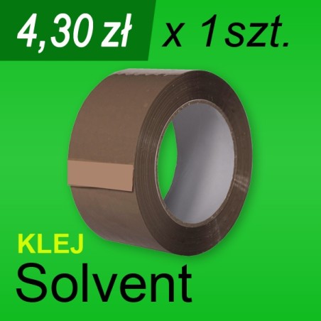 Taśma pakowa Solvent brąz - 1 szt.