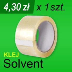 Taśma pakowa Solvent bezb. - 1 szt.