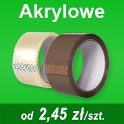 Taśmy pakowe akrylowe