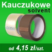 Taśmy pakowe kauczukowe
