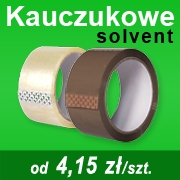Taśmy pakowe kauczukowe