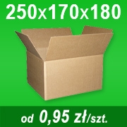 Karton 250x170x180 mm